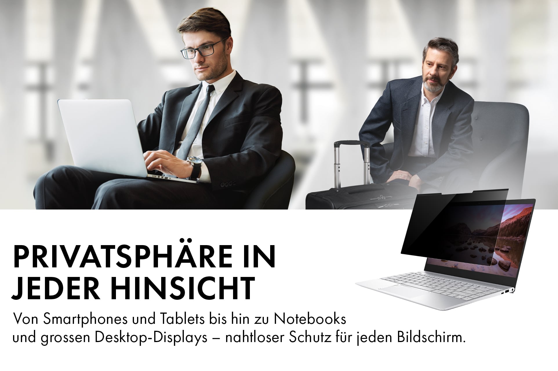 NEUE magnetische Blickschutzfilter – für grössere Display-Grössen