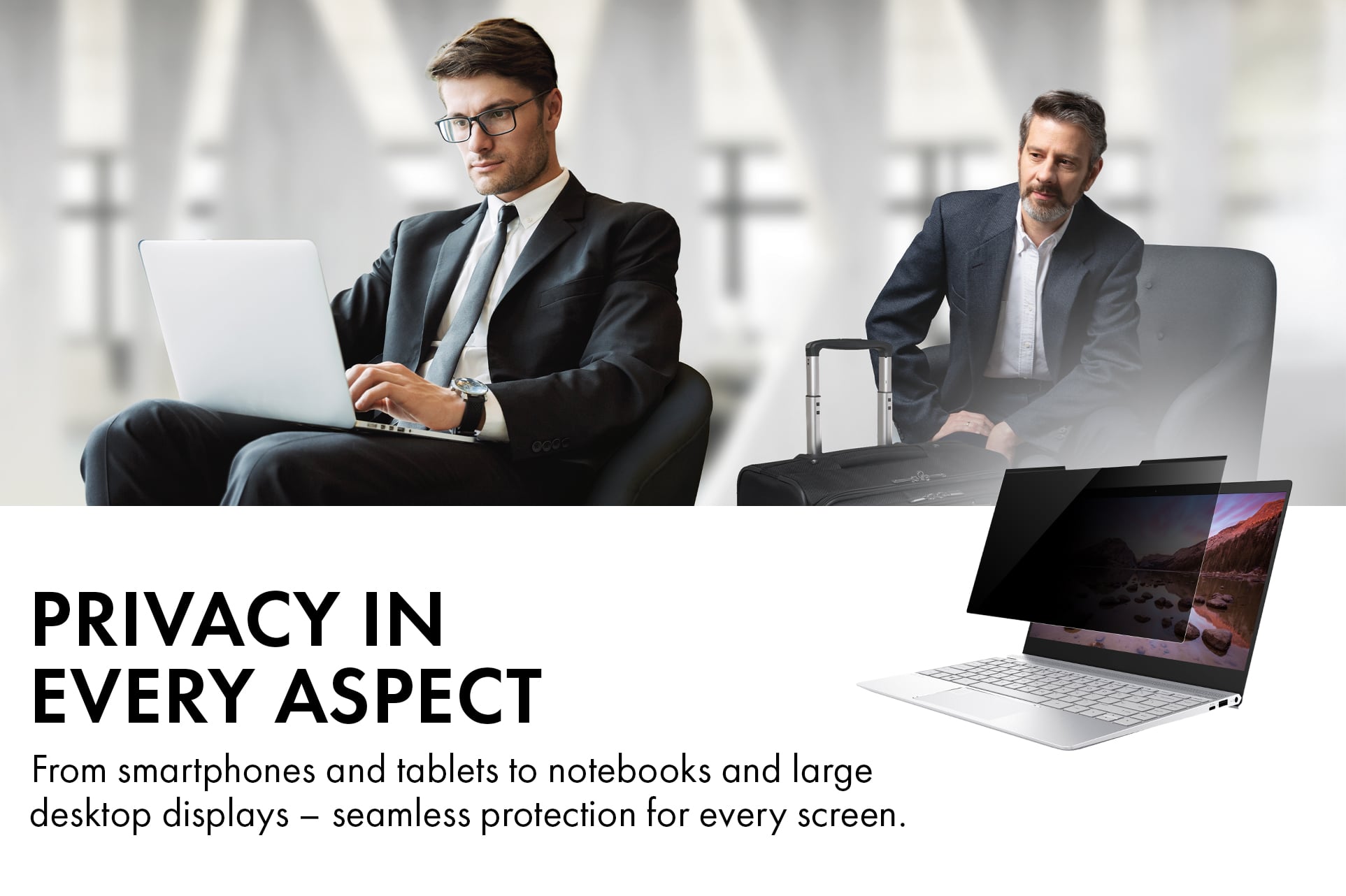 NEW Magnetic Privacy Filters — for larger screen sizes